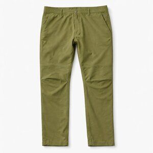 Fabletics Men’s Stretch Performance Pants Olive Green 36x32 Articulated Knees